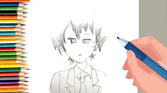 EPISODE 30 | 6 mins 100 days Sketching Challenge for kids | How to draw anime boy