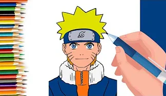 EPISODE 59 | 6 mins 100 days Sketching Challenge for kids | How to draw naruto