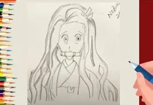 How to Draw Nezuko Komado