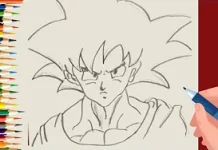 How to draw Goku