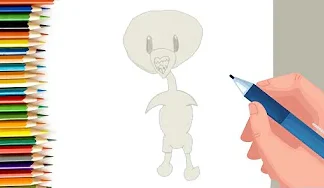 How to draw rainbow friends yellow