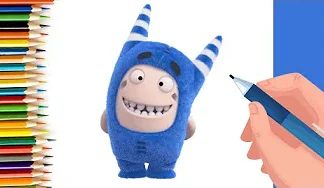 EPISODE 34 | 6 mins 100 days Sketching Challenge for kids | How to draw Dr odd | Dr odd drawing for kids