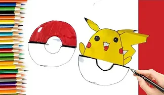 How to draw folding pokemon surprise