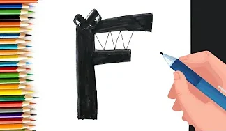 How to Draw Alphabet Lore F #AlphabetLore #Drawing