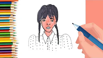 How to Draw Adams from The Wednesday #netflix #drawing #adamsfamily