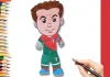 How to draw Christiano Ronaldo