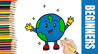How to draw earth globe