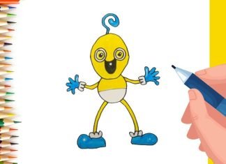 EPISODE 76 | 6 mins 100 days Sketching Challenge for kids | How to draw baby long legs