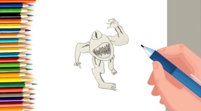 EPISODE 37 | 6 mins 100 days Sketching Challenge for kids | How to draw scary monsters